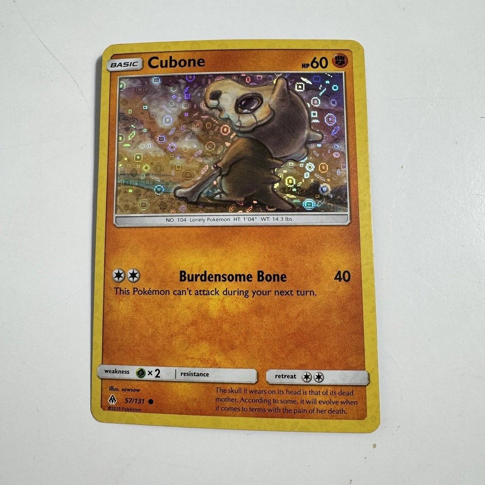 Cubone [Reverse Holo] #57 Pokemon Forbidden Light RARE‎